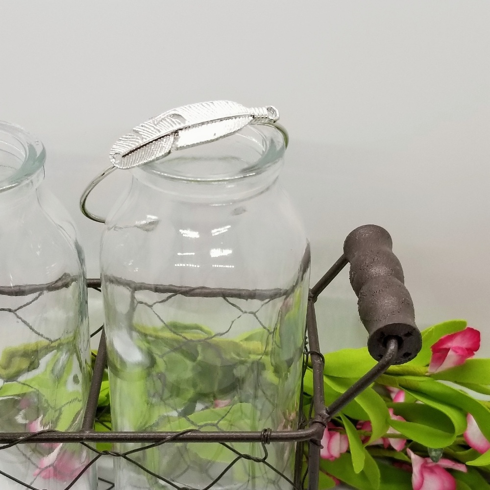 Silver Adjustable Cuff/Bangle Feather Bracelet - image 5